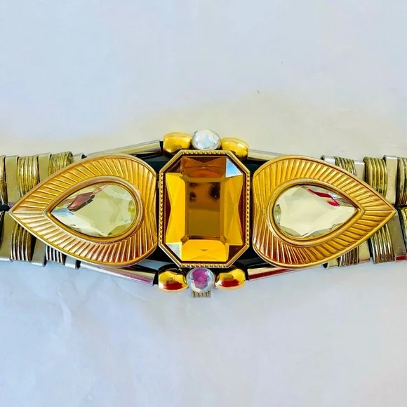 Vintage 1969’s GUTO’s Belt Made in West Germany Gutos West Germany Belt Cloth Geometric Vintage Red White  main image 4